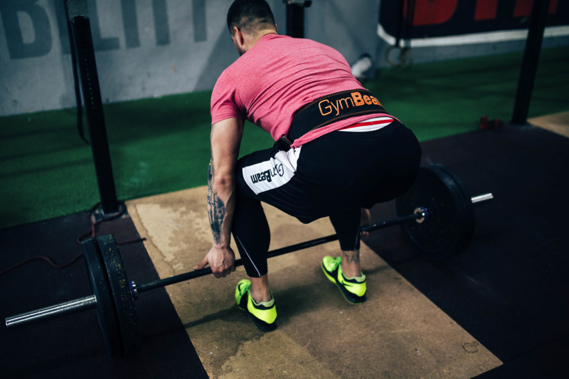 Olympic bar with weights for the home gym