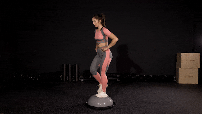 Kako izvajati izpadni korak na ravnotežni polžogi?