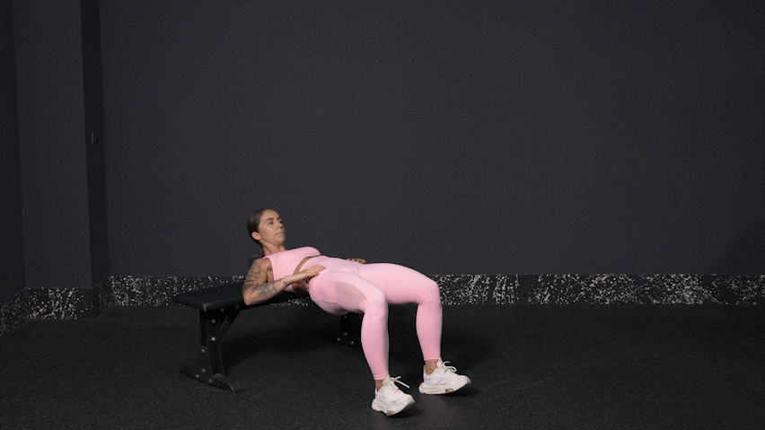 Kako narediti potisk bokov s telesno težo?