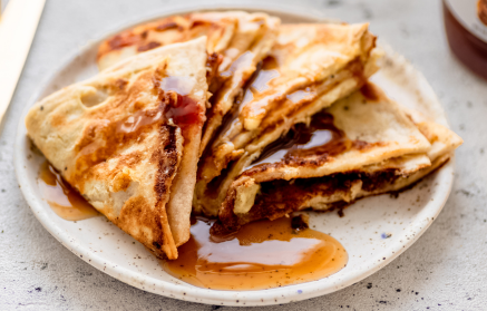 Fitnes recept: Francoski toast v sladki tortilji