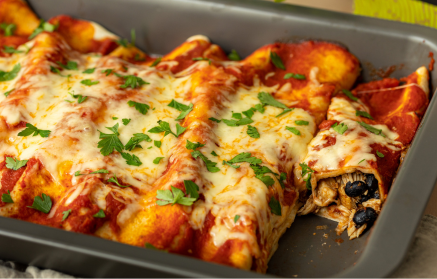 Fitnes recept: Piščančje enchilade