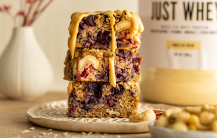 Fitnes recept: Ovsene rezine z borovnicami