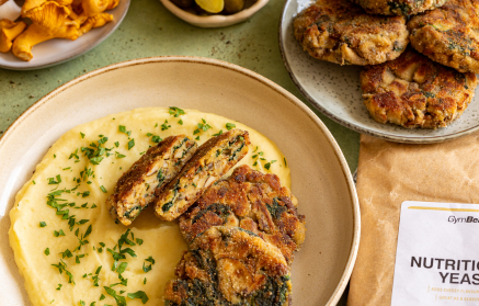 Fitnes recept: Gobovi polpeti z mlado špinačo