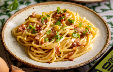 Fitnes recept: Špageti Carbonara