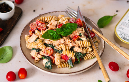 Fitnes recept: Kremaste testenine z lososom