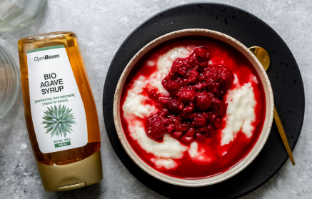 Fitnes recept: Rižev puding z malinami in beljakovinami