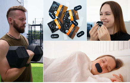 Trakovi za nos in usta: spite bolje, dihajte lažje, trenirajte učinkoviteje!