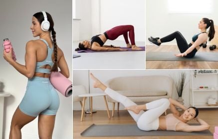 Pilates za začetnike: 13 vaj za krepitev jedra in lajšanje bolečin v hrbtu
