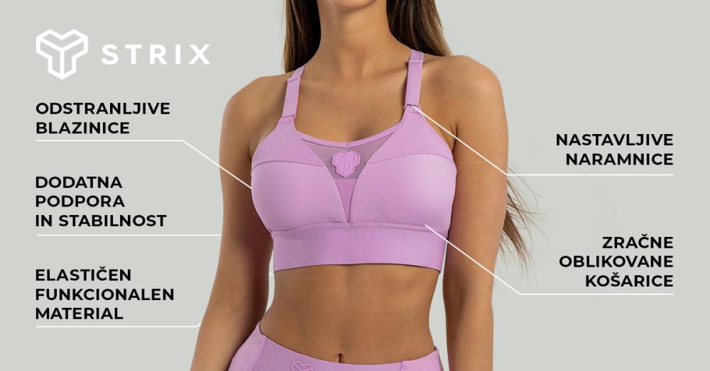 Športni nedrček ALPHA Amethyst - STRIX