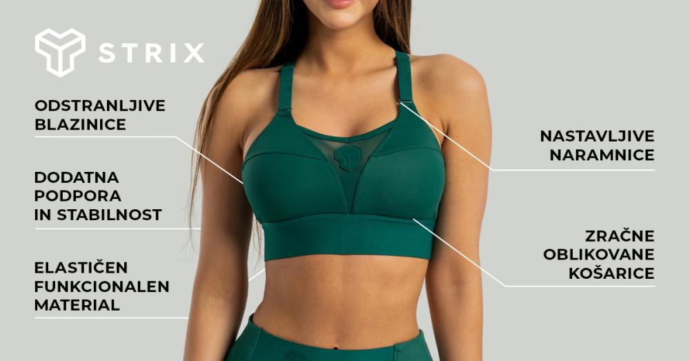 Športni nedrček ALPHA Emerald - STRIX