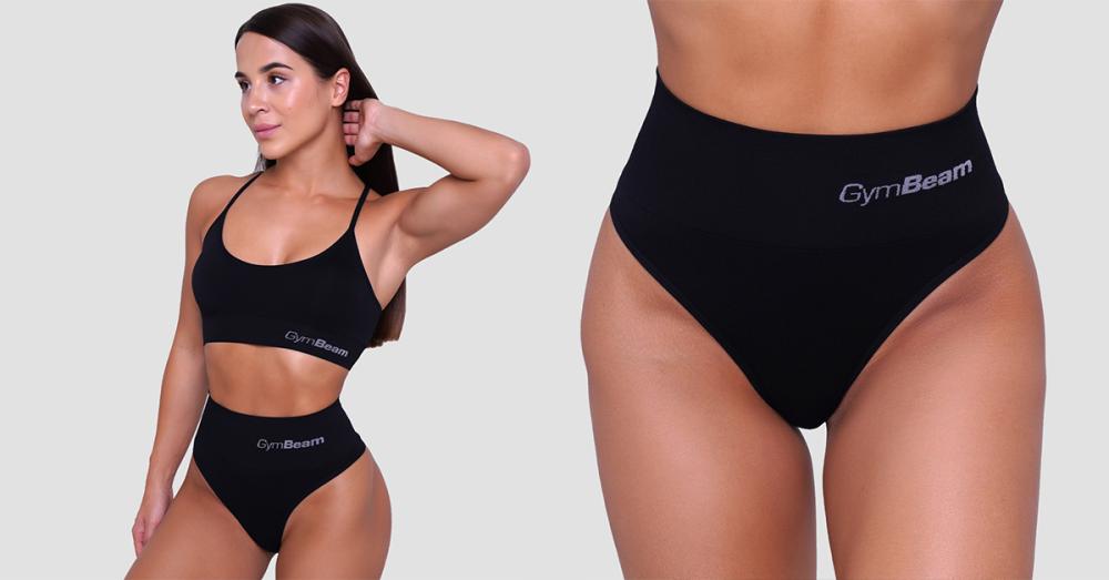 Brazilske spodnjice 2Pack Black - GymBeam 