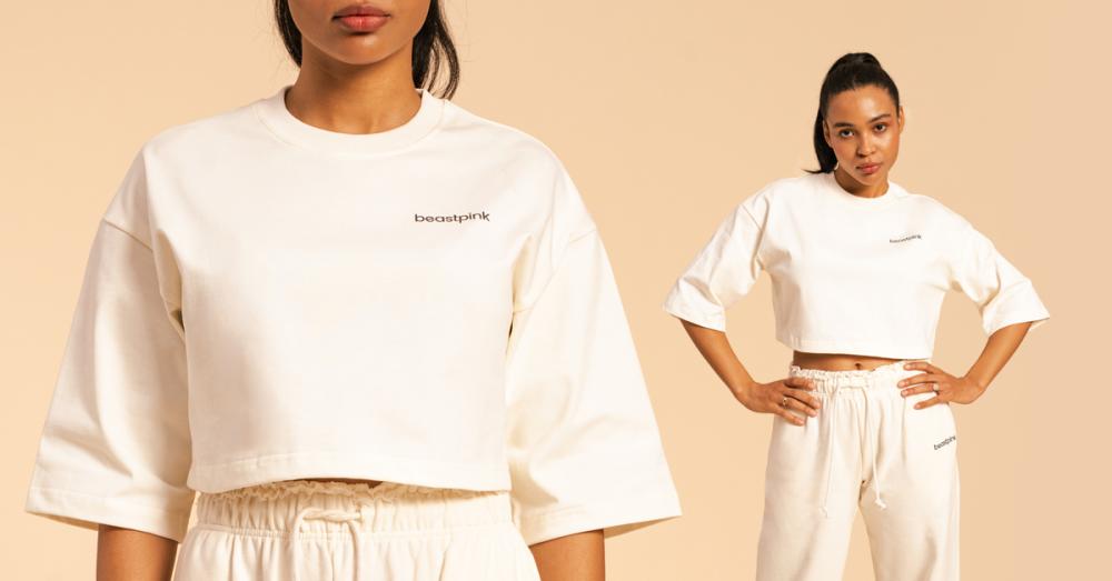 Ženska kratka majica Serenity Ivory - BeastPink