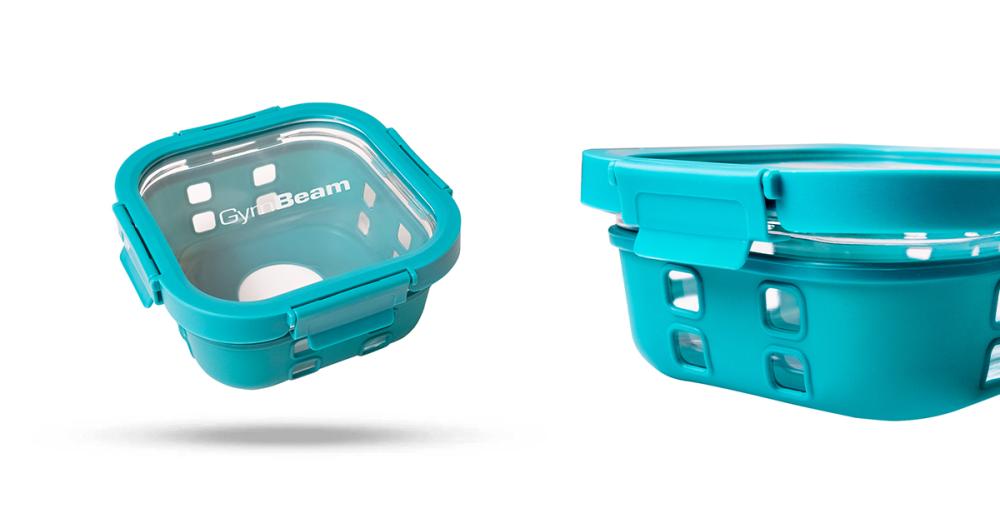 Steklena posoda za hrano 800 ml - GymBeam