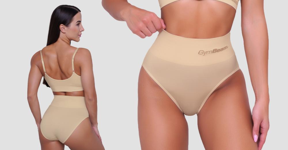 Spodnjice Highrise 2Pack Nude - GymBeam