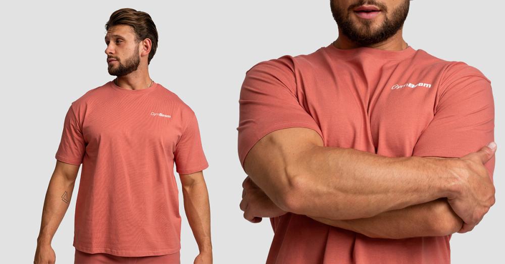 Majica Oversized Limitless Cinnamon - GymBeam