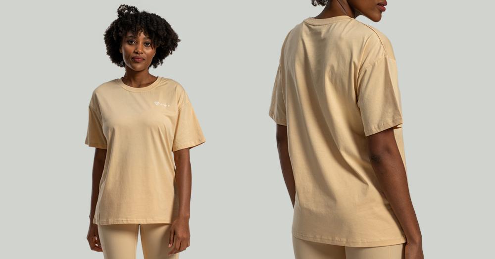 STRIX Ženska široka majica Lunar Tee Sandshell