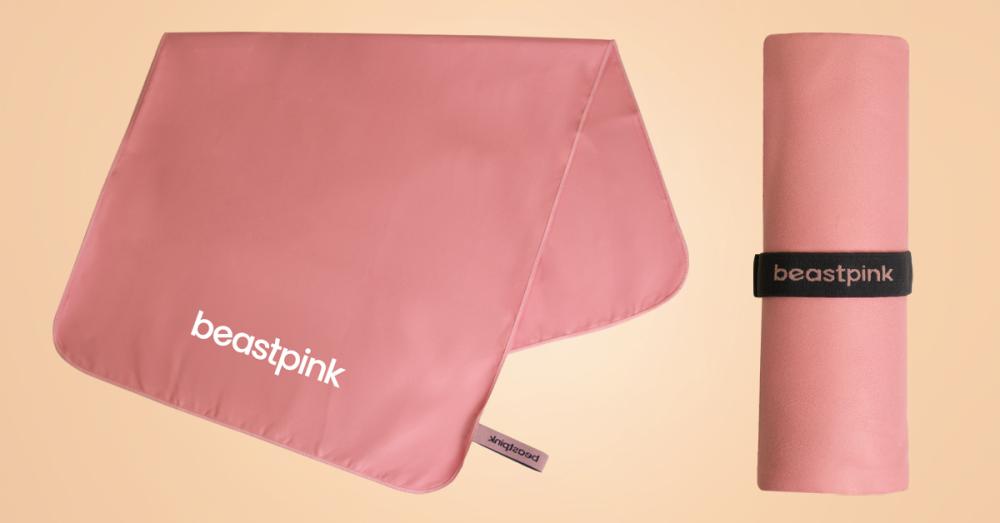 Športna brisača Maxi Pink - BeastPink