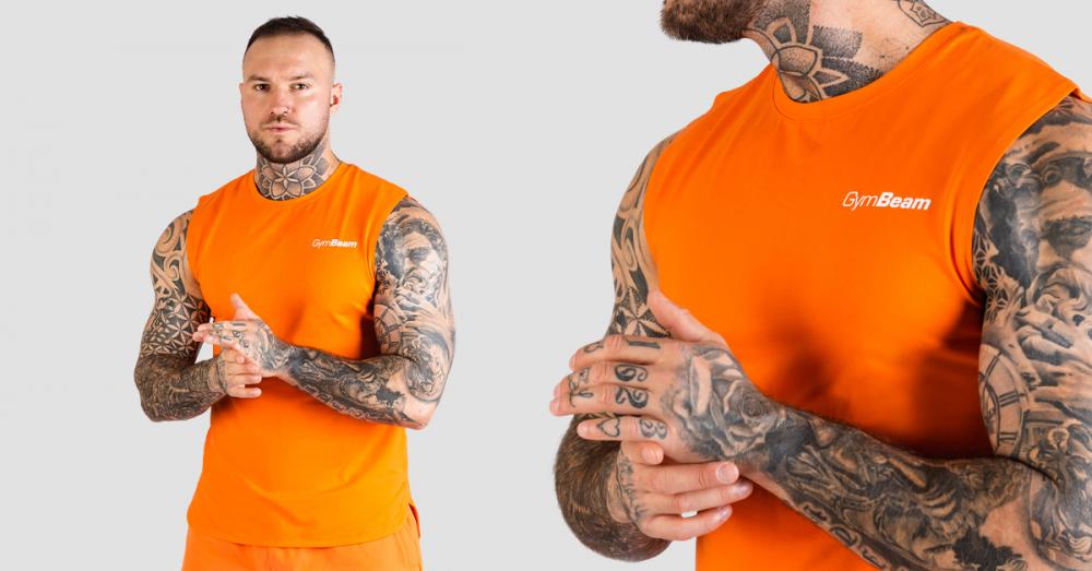 TRN moški top Orange - GymBeam