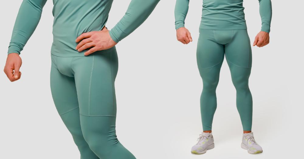 Kompresijske pajkice Mid Blue - GymBeam