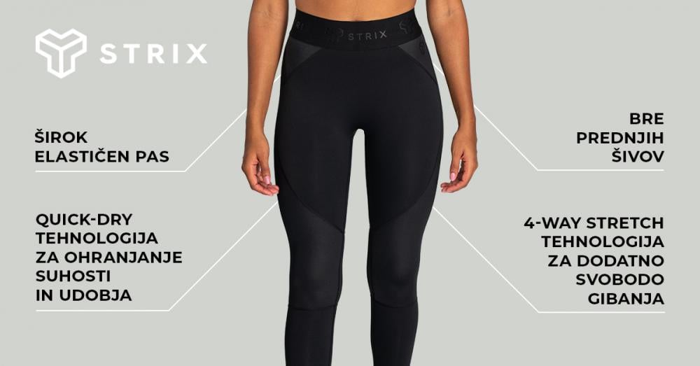 Ženske pajkice Nebula Black - STRIX