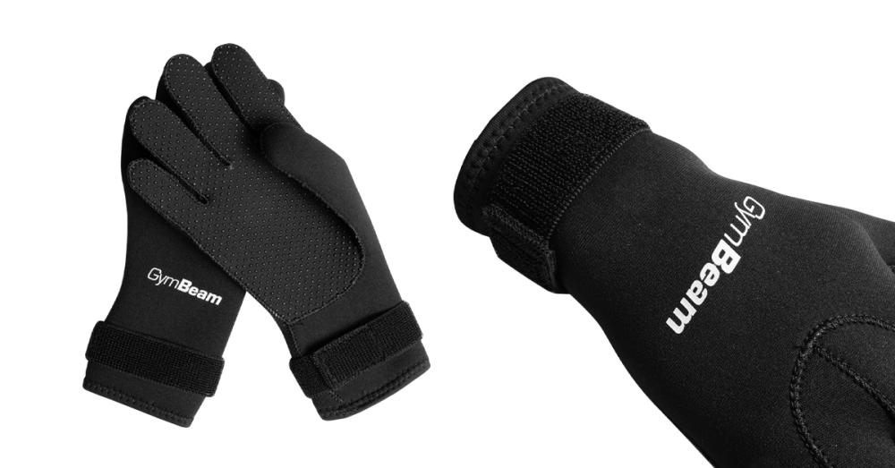 Neoprenske rokavice ChillGuard Black - GymBeam