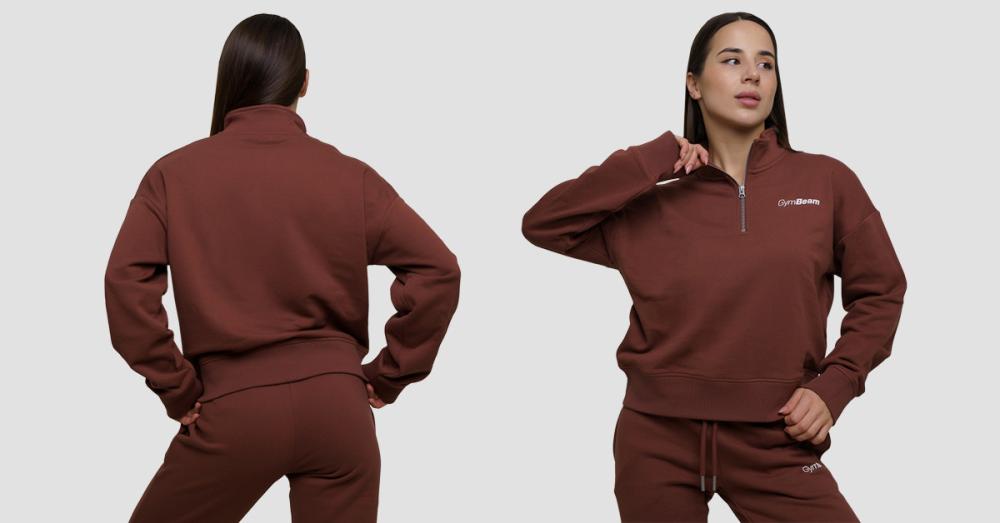 Ženski pulover Agile 1/2 Zip Root - GymBeam