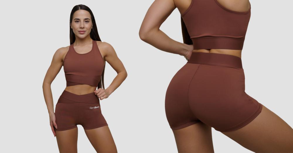 Ženske oprijete kratke hlače Agile Root - GymBeam	