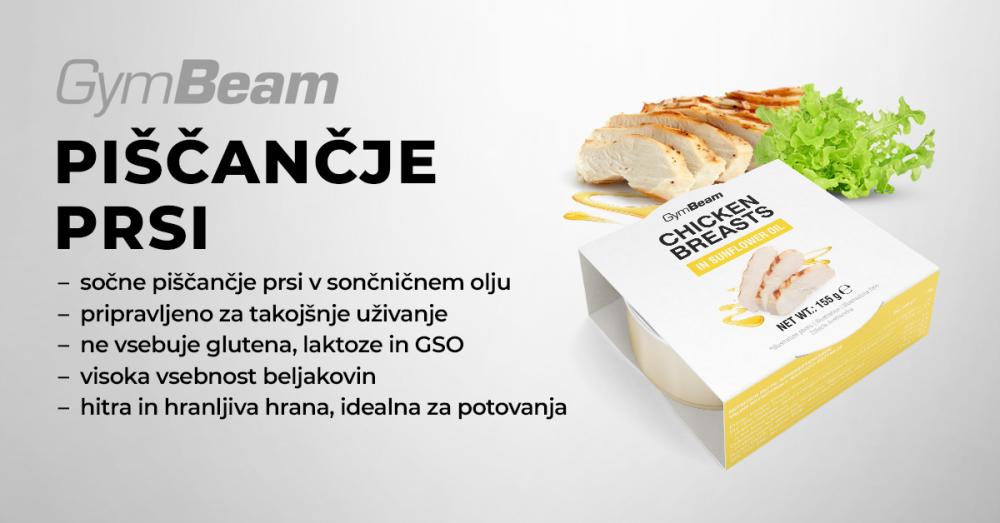 Piščančje prsi v sončničnem olju - GymBeam
