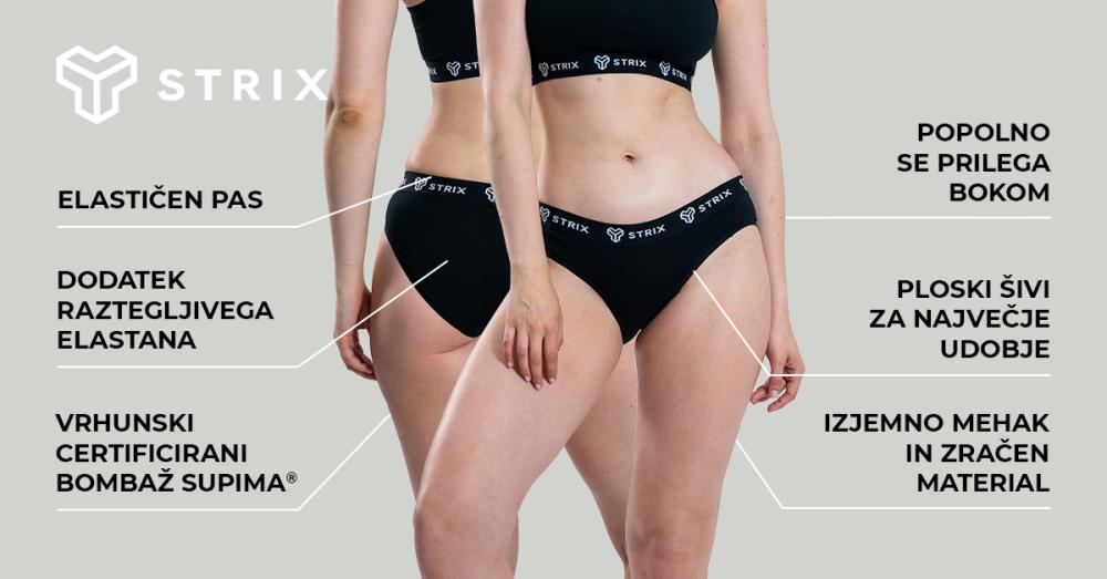 Spodnje hlače Essential 2Pack Black - STRIX