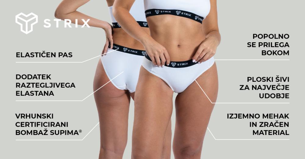 Spodnje hlače Essential 2Pack White - STRIX