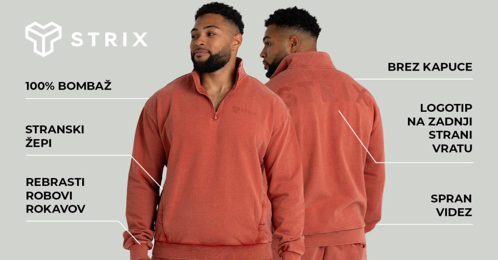 Pulover Washed Terra - STRIX