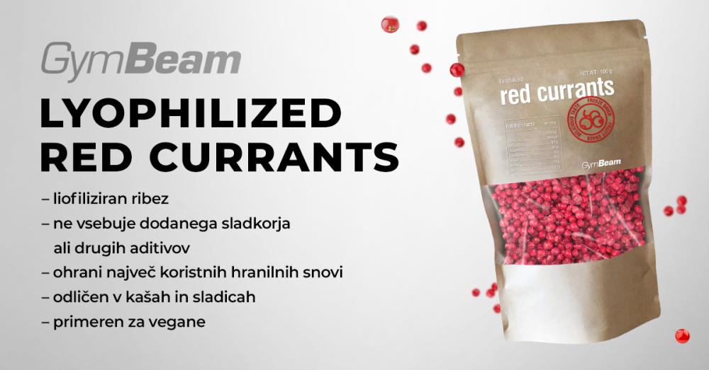 Liofiliziran rdeči ribez - GymBeam