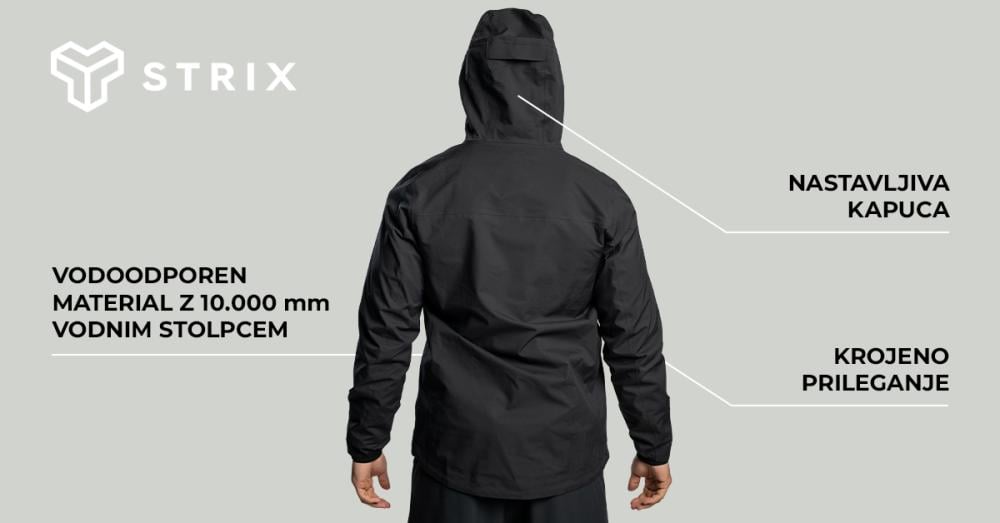 Moška jakna Vertex Black - STRIX