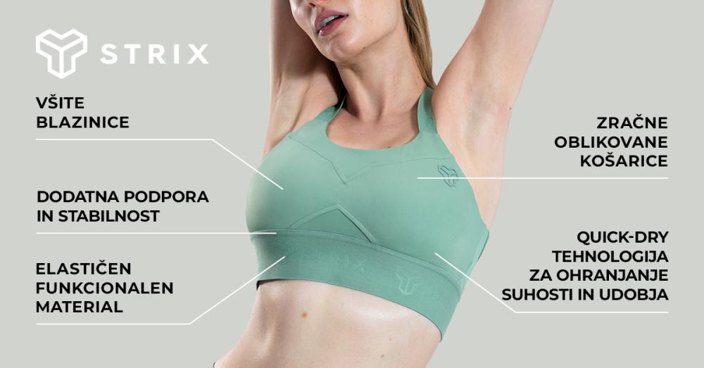 Športni nedrček Nebula Agave - STRIX