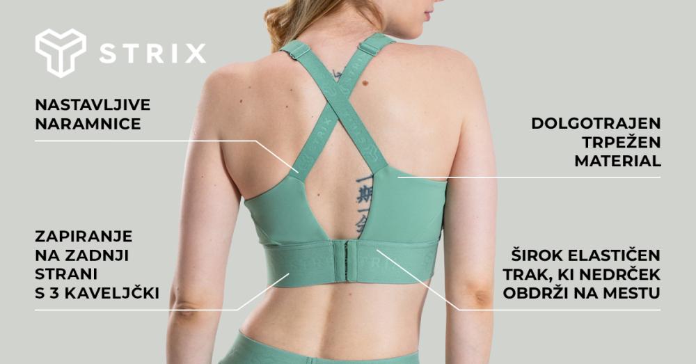 Športni nedrček Nebula Agave - STRIX