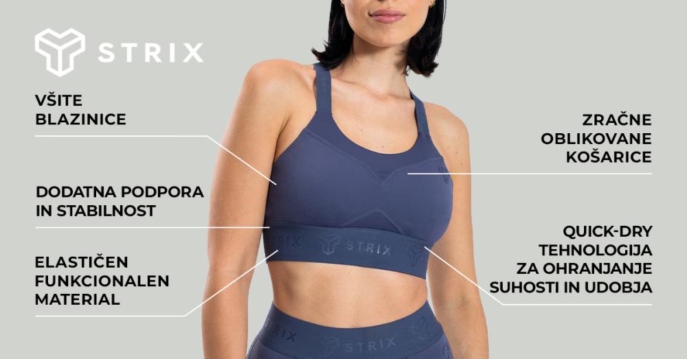 Športni nedrček Nebula Graystone - STRIX