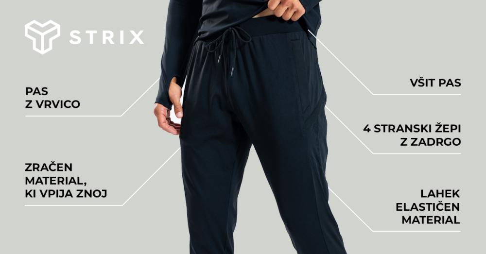 Športne hlače ULTRA Black - STRIX