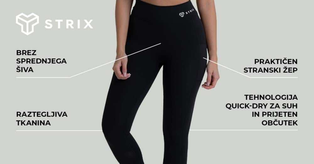 Ženske pajkice ZOA Black - STRIX