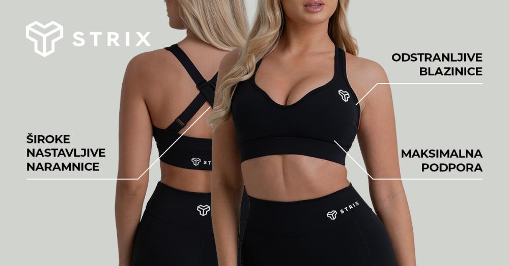 Športni nedrček ZOA Black - STRIX