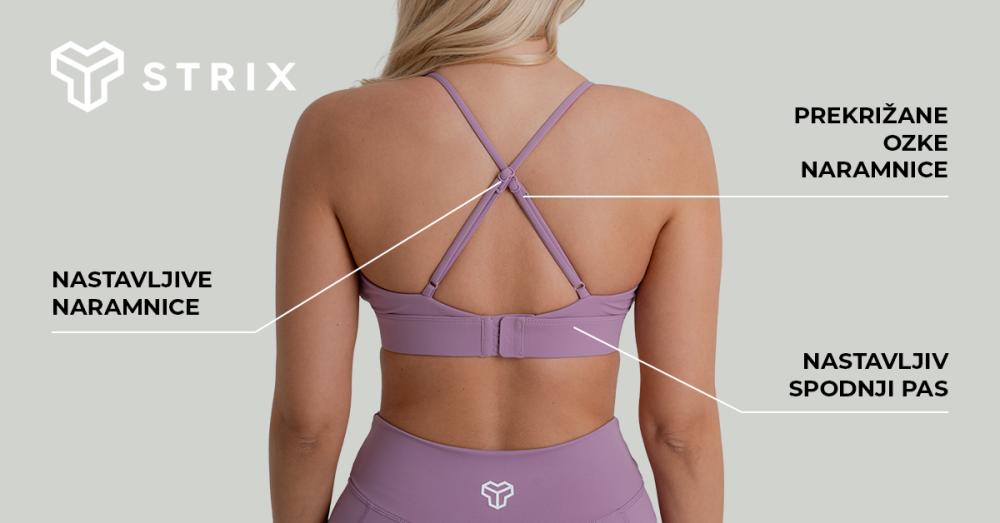 Športni nedrček ZOA Triangle Orchid - STRIX