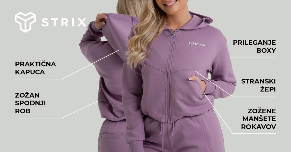 Ženska jopica s kapuco ZOA Orchid - STRIX