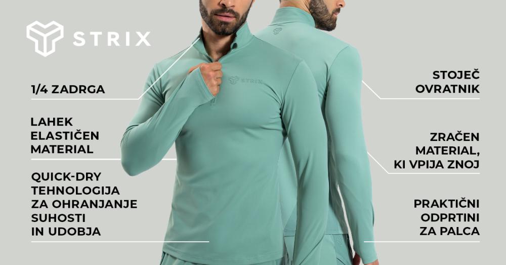 Športna majica z dolgimi rokavi ULTRA Agave - STRIX