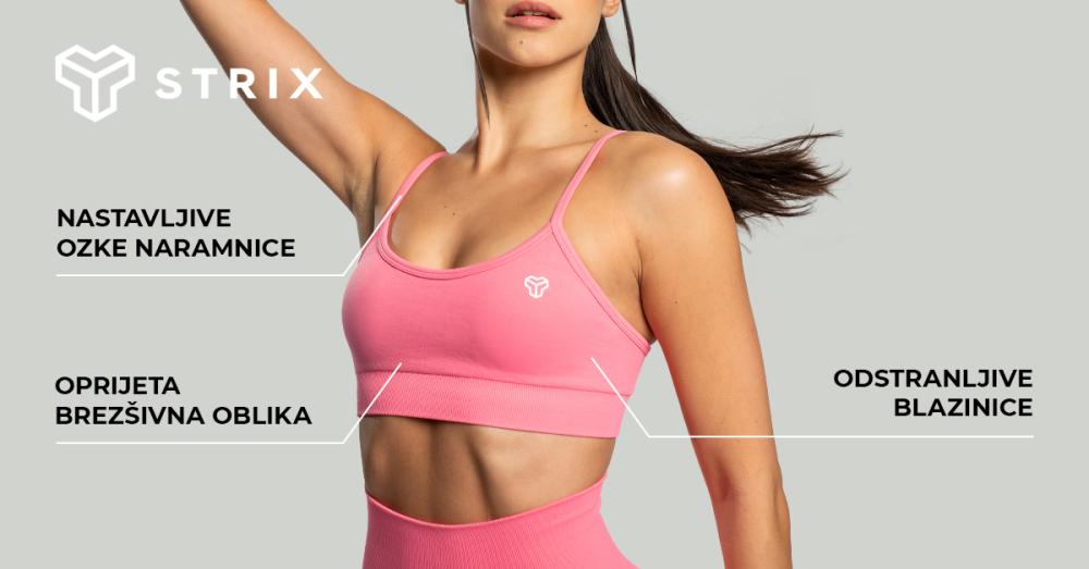 Športni nedrček Seamless String Sorbet - STRIX