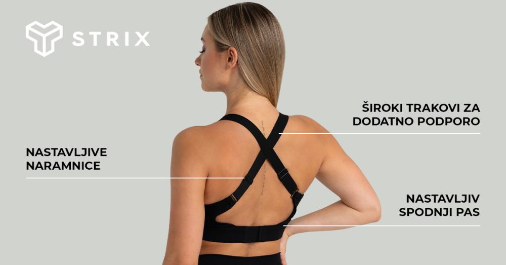 Športni nedrček Black - STRIX