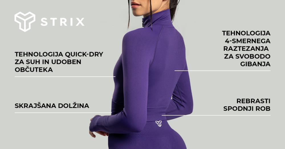 Ženski cropped top Seamless Cosmos - STRIX