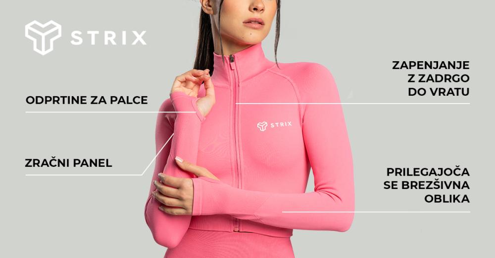 Ženski brezšivni kratki top Cropped Sorbet - STRIX