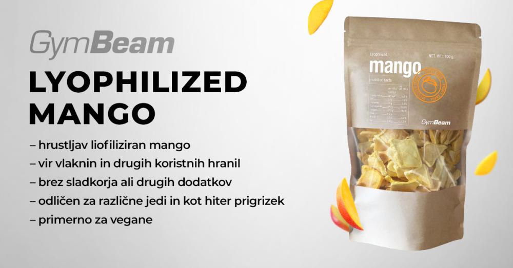 Liofiliziran mango - GymBeam