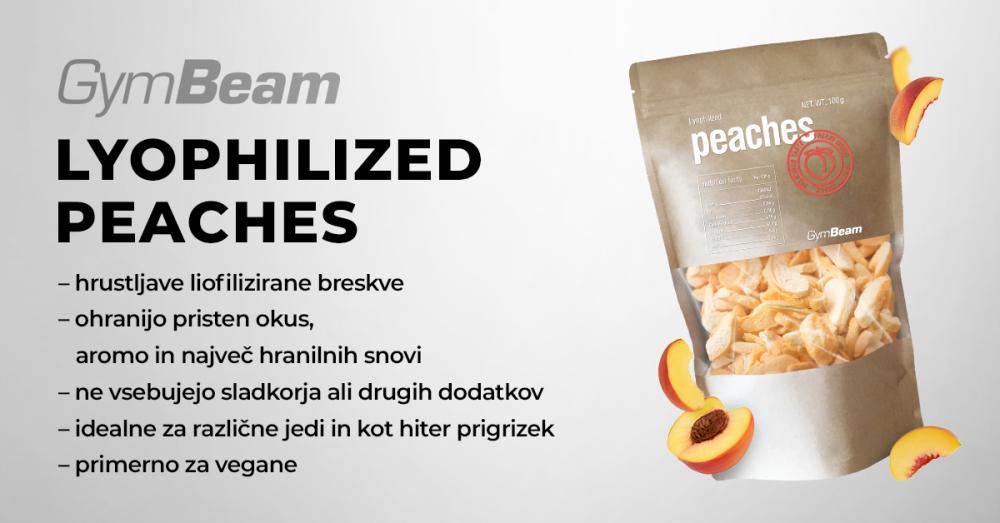Liofilizirane breskve - GymBeam