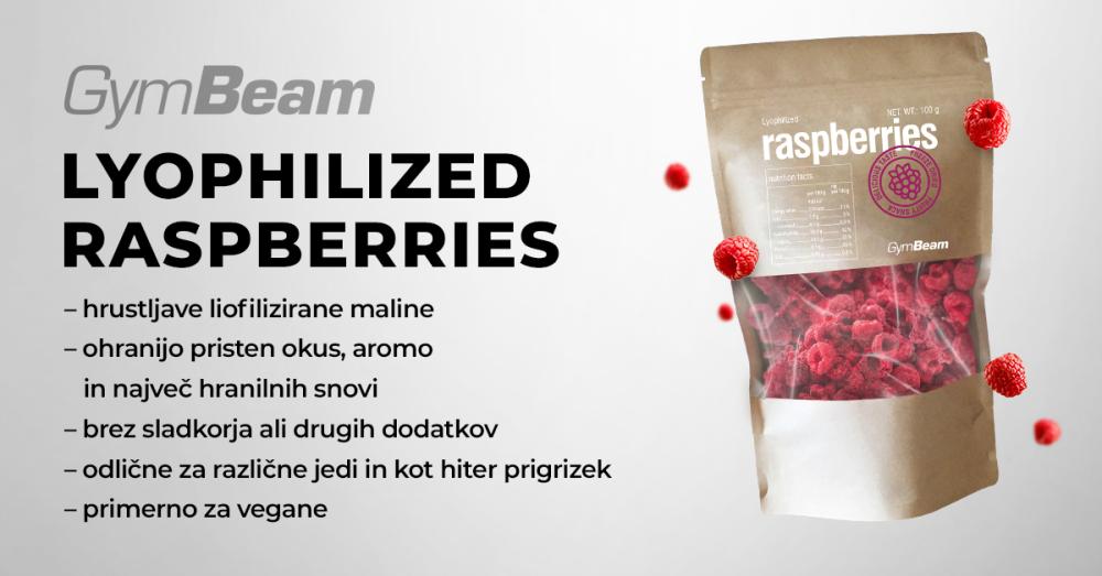 Liofilizirane maline - GymBeam
