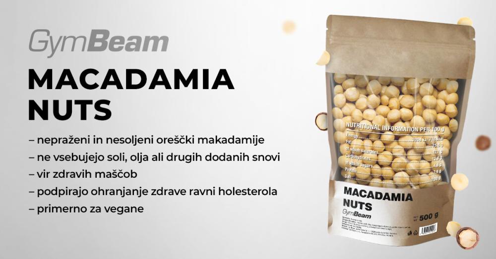 Oreščki makadamije - GymBeam